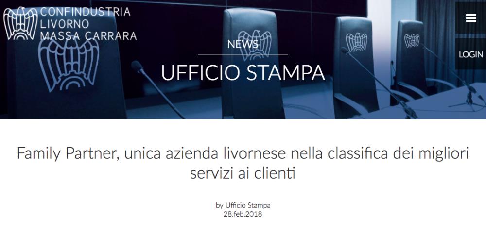 Unica azienda livornese nella classifica dei migliori servizi ai clienti | Confindustria Livorno Massa Carrara